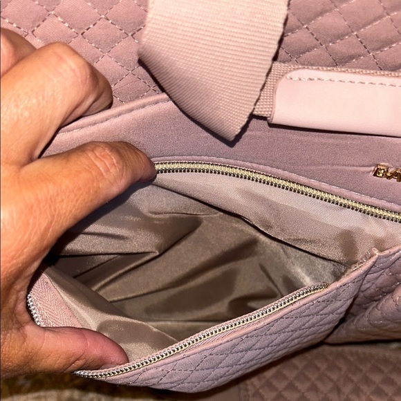 Blush Quilted Laptop Bag - Picture 6 of 10